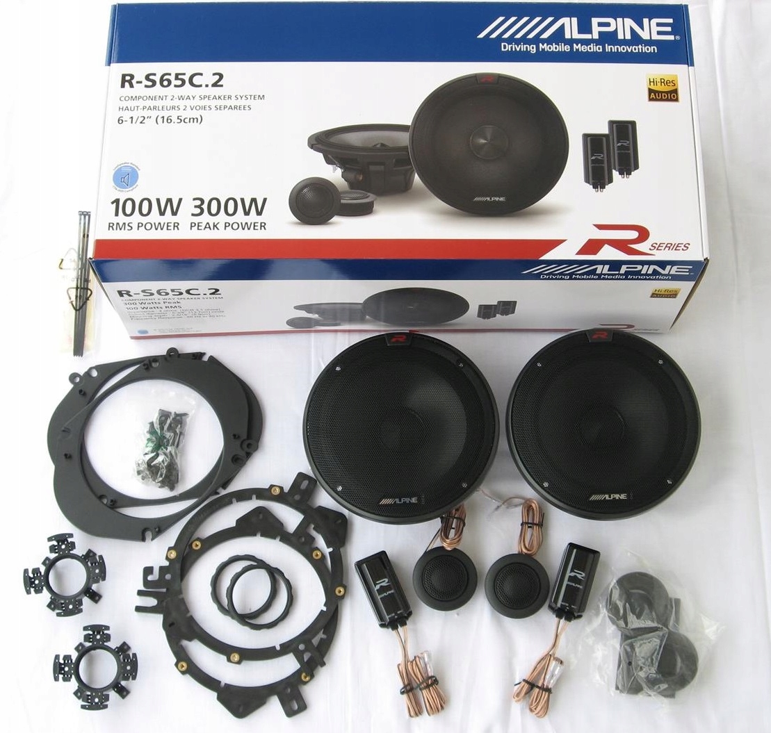 ALPINE R-S65C.2 IDEALNE WYKONANIE I DŹWIĘK HI-RES Kod producenta 4958043533909