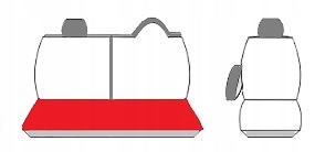 RENAULT MASTER MOVANO od 2010 pokrowce samochodowe Materiał materiał tapicerski poliester bawełna welur zamsz sztuczny żakard inny