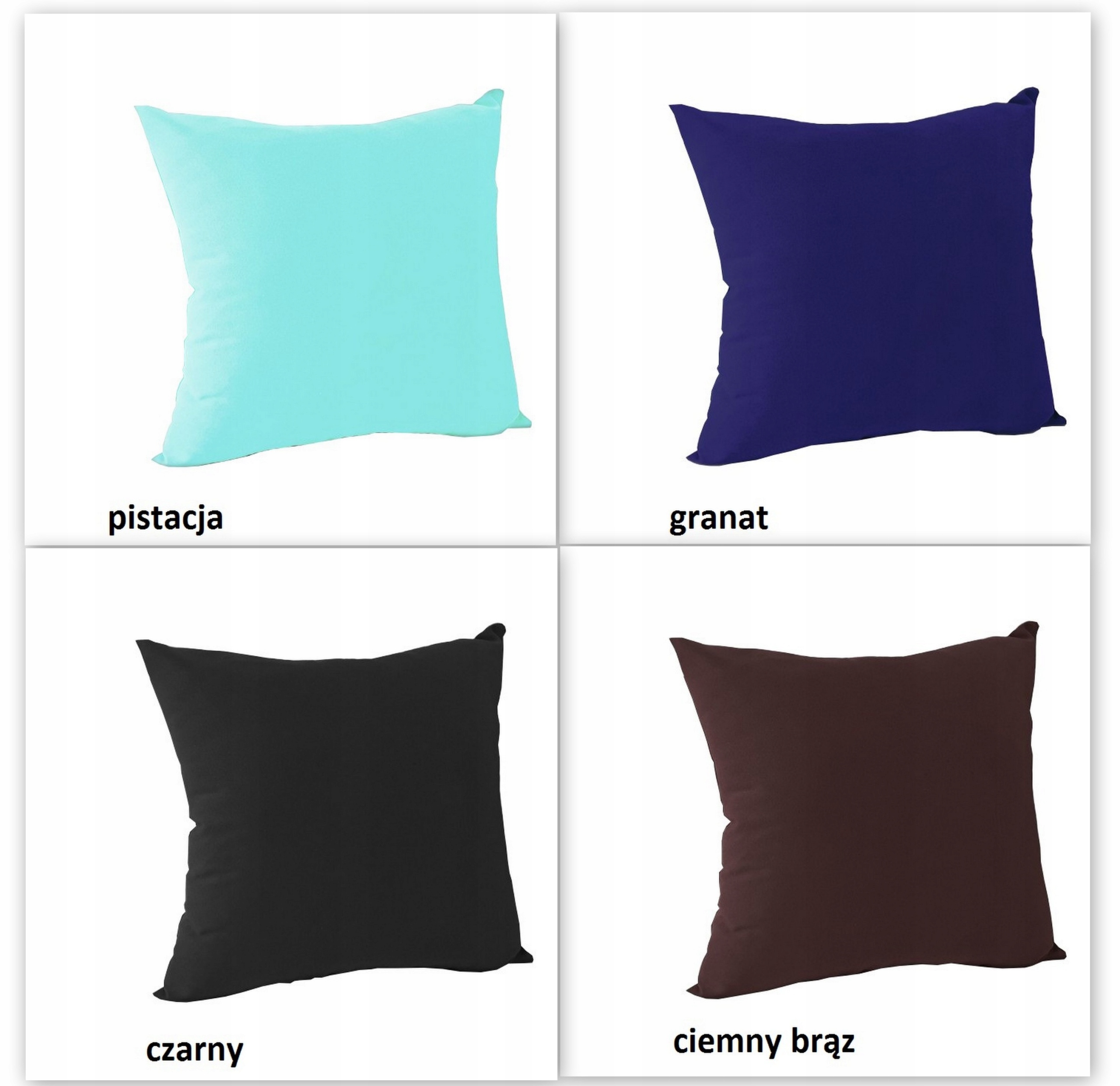 Poszewka na Poduszkę 50x50 Jasiek 25 kolorów Rodzaj dekoracyjna