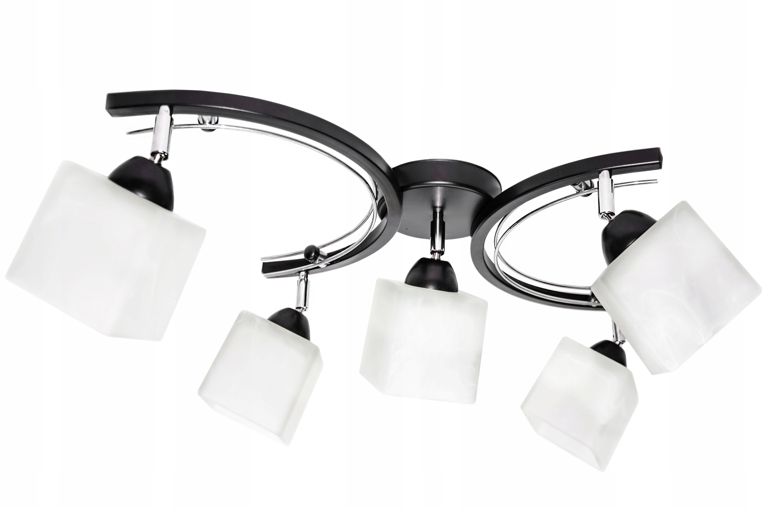 

FM5 lampa żyrandol 5 kloszy Regulacja sufit salon