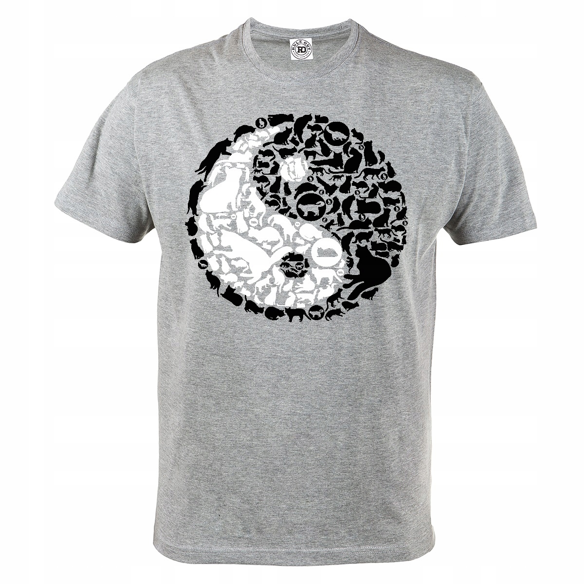 

Koszulka Męska Casual Yin Yang Koty Cats 24