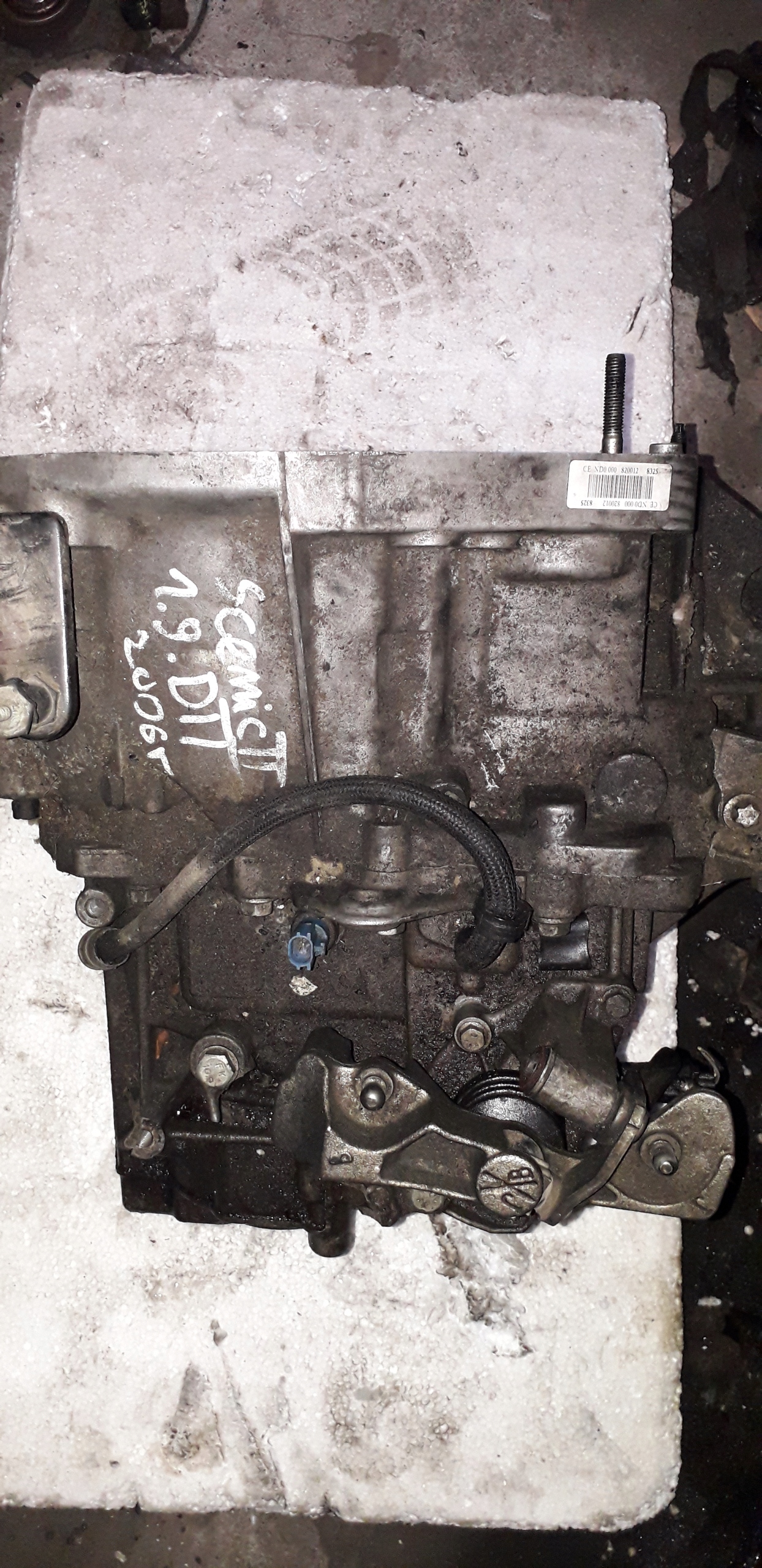 RENAULT SCENIC II 1.9 DCI КОРОБКА ПЕРЕДАЧ ND0000820012