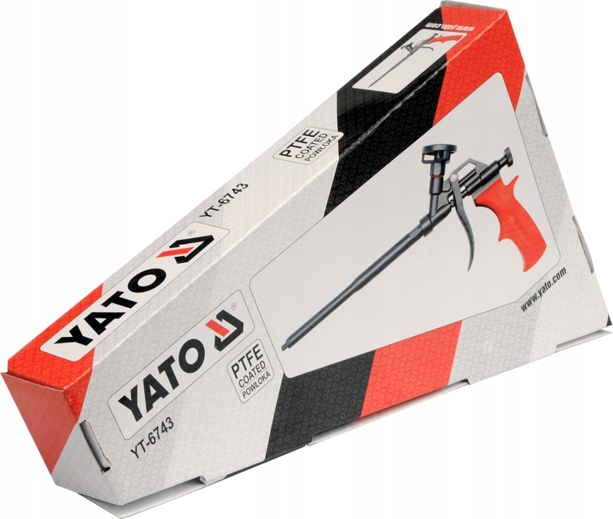 YATO PISTOLET DO PIANKI PIANY MONTAŻOWEJ PTFE METALOWY STYROPIANU YT-6743 Marka Yato