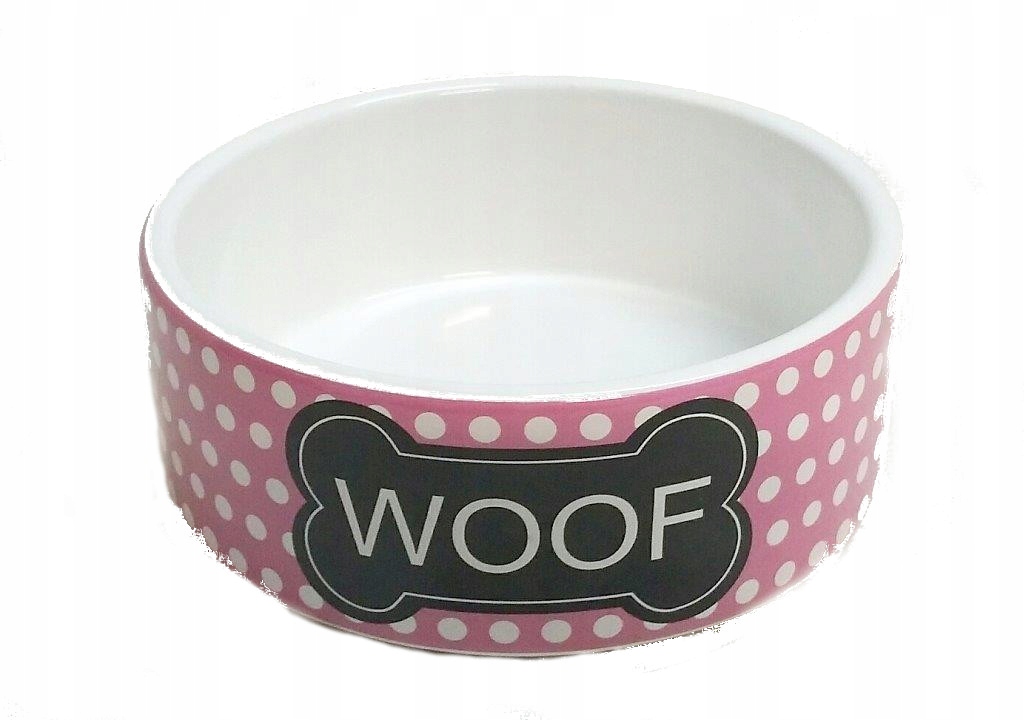 

Miska ceramiczna Yarro Woof Różowy