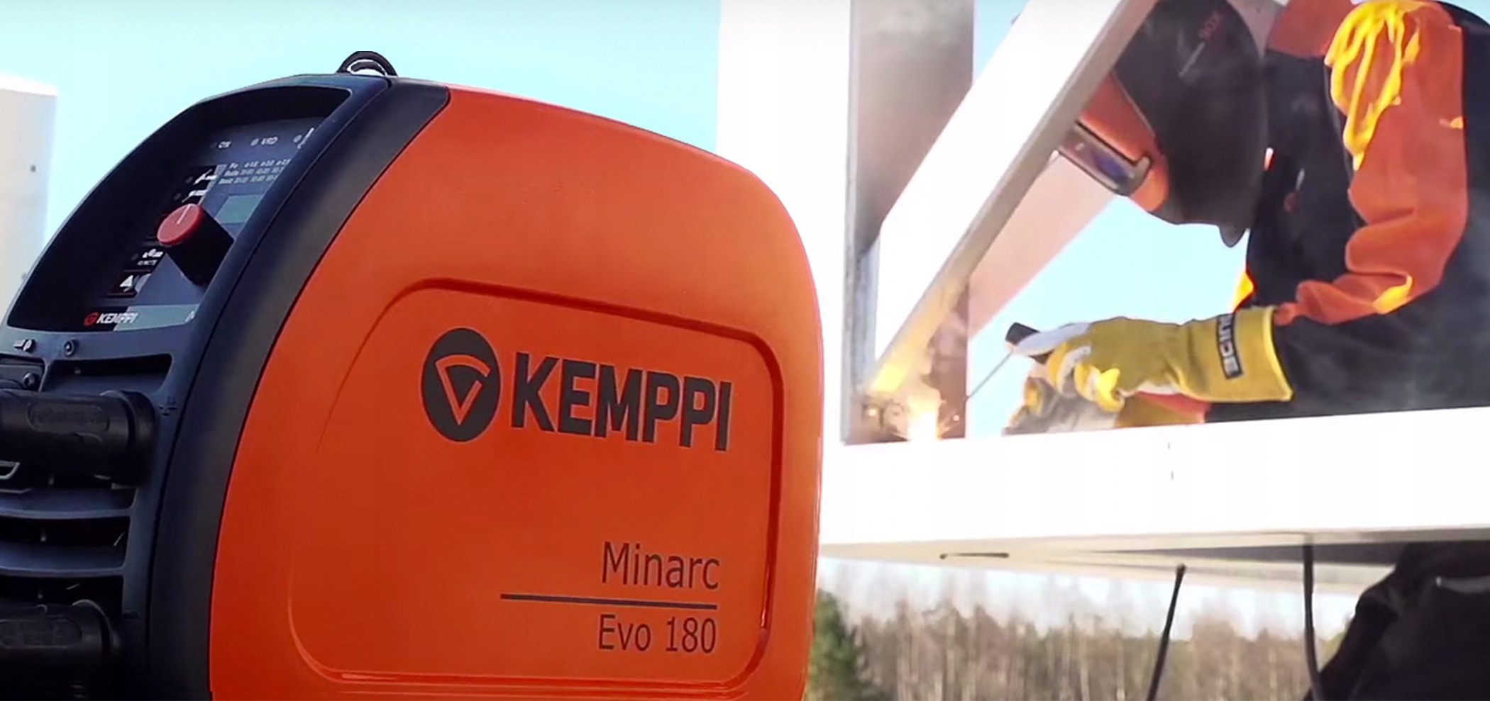 Minarc 180 EVO KEMPPI spawarka, maska, elektrody Kod producenta 61002180
