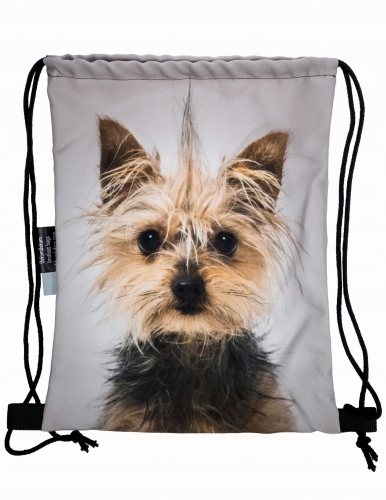 

worek plecak z psem york idealny prezent