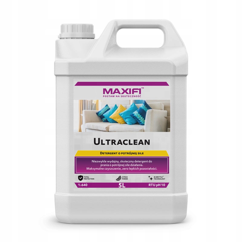 

Maxifi Ultraclean 5L silny detergent do dywanów