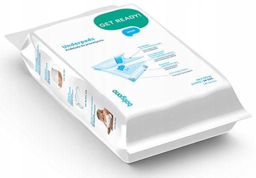 BABYONO PODKŁADY PRZEWIJANIA 40x60 513 3x10sz 3PAK Kod producenta 513