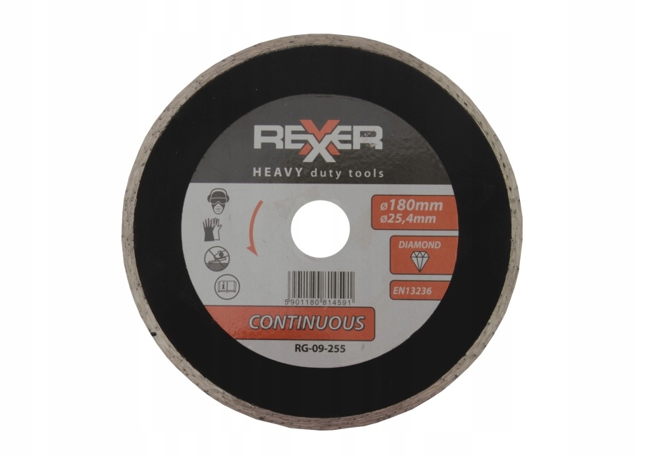 

Tarcza Diamentowa 180X25.4 MM Pełna