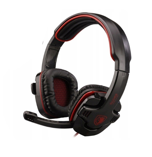 SŁUCHAWKI GAMINGOWE SADES SA-901 czarne z niebieskim