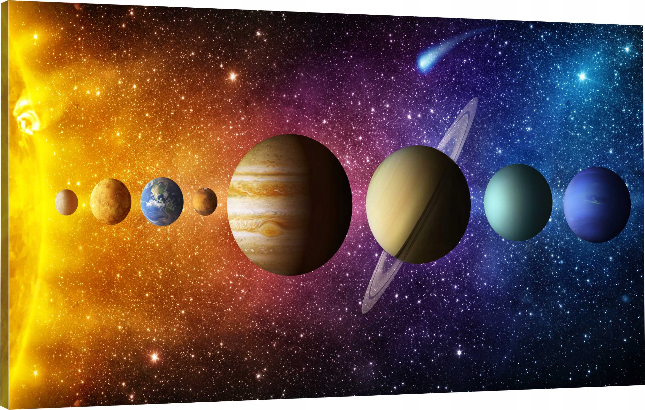 

Obraz Na Płótnie Galaktyka Planety Kosmos 110x70