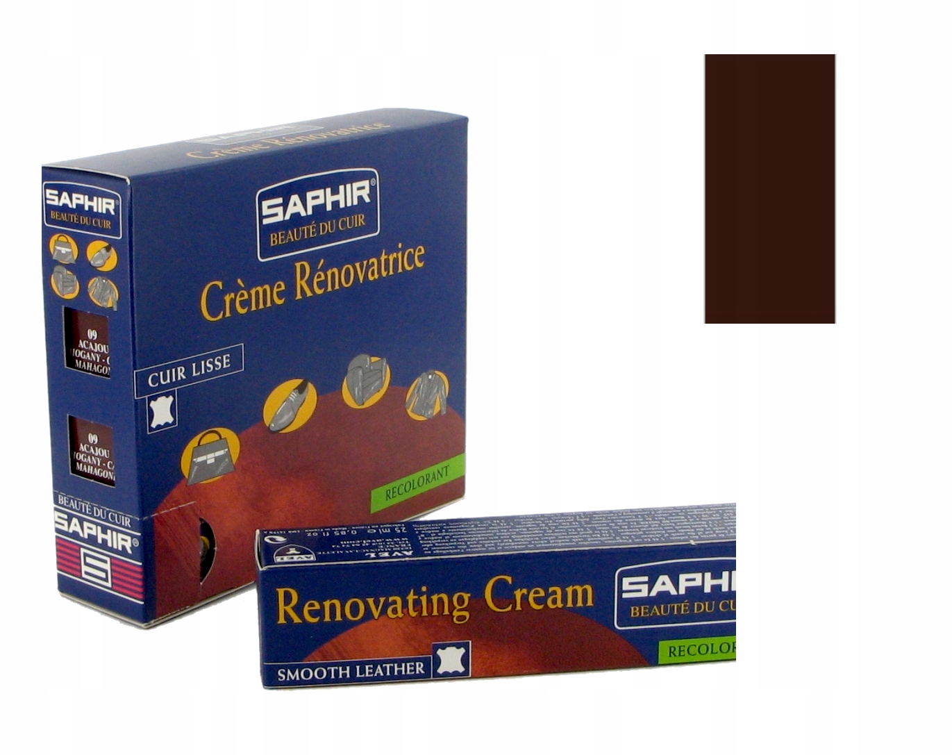 Saphir Renovating Cream do Rys zadrapań brązowy