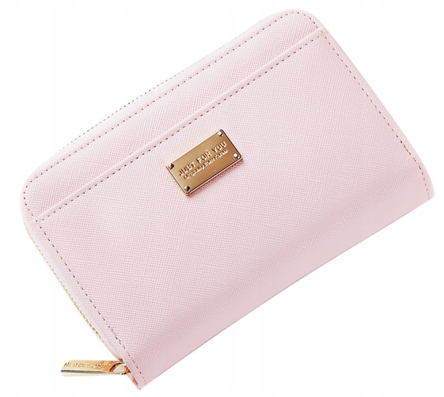 PORTFEL DAMSKI PORTMONETKA RÓŻ CZERWONY PORTWEL Marka inna