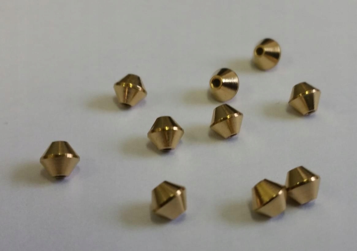 BECZUŁKI MOSIĘŻNE POLEROWANE 10-SZTUK ROZMIAR-1