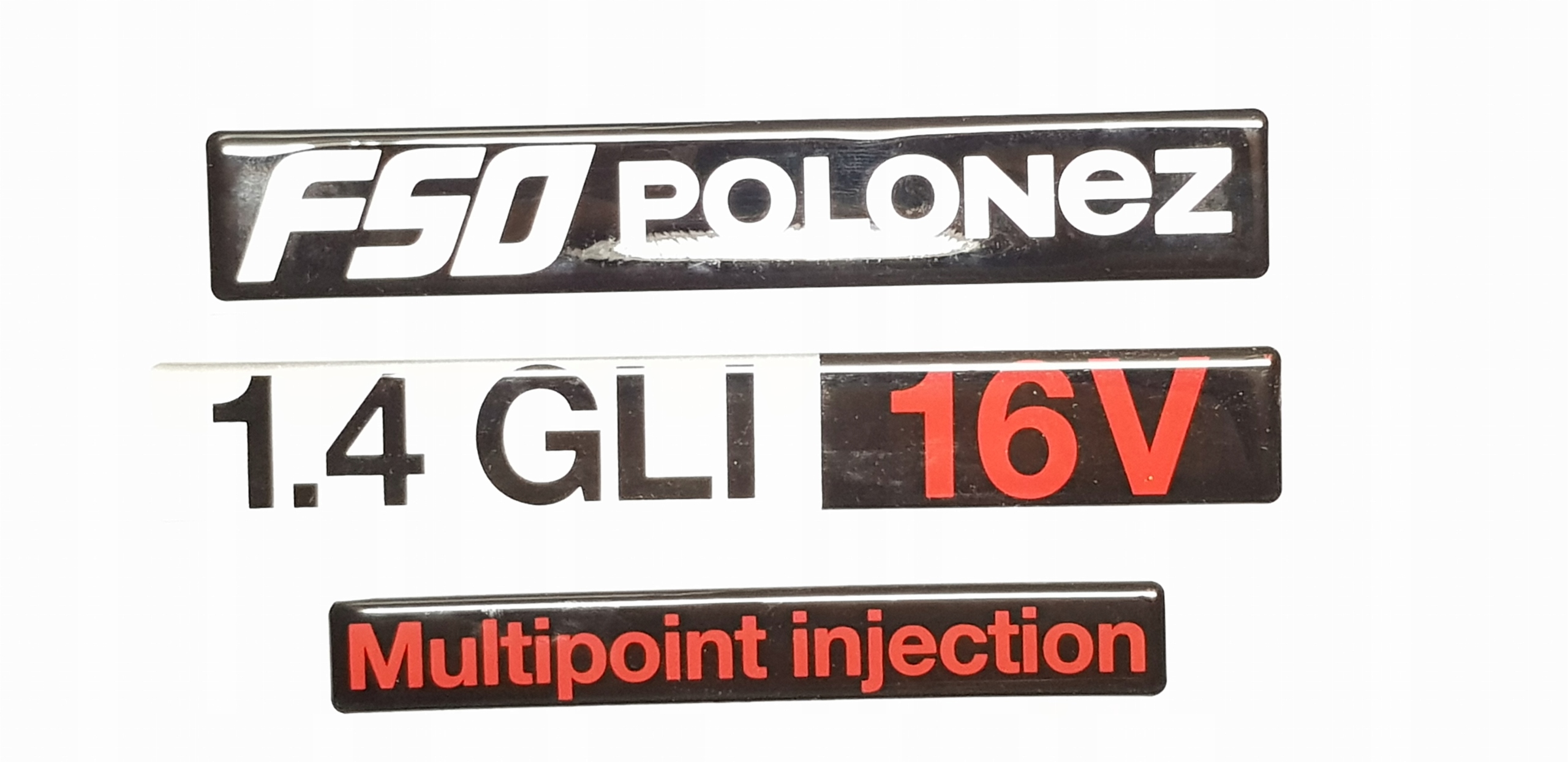 EMBLEMAT NAKLEJKA FSO POLONEZ ROVER 1.4 GLI 16V