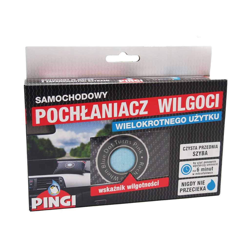 PINGI - SAMOCHODOWY POCHŁANIACZ WILGOCI