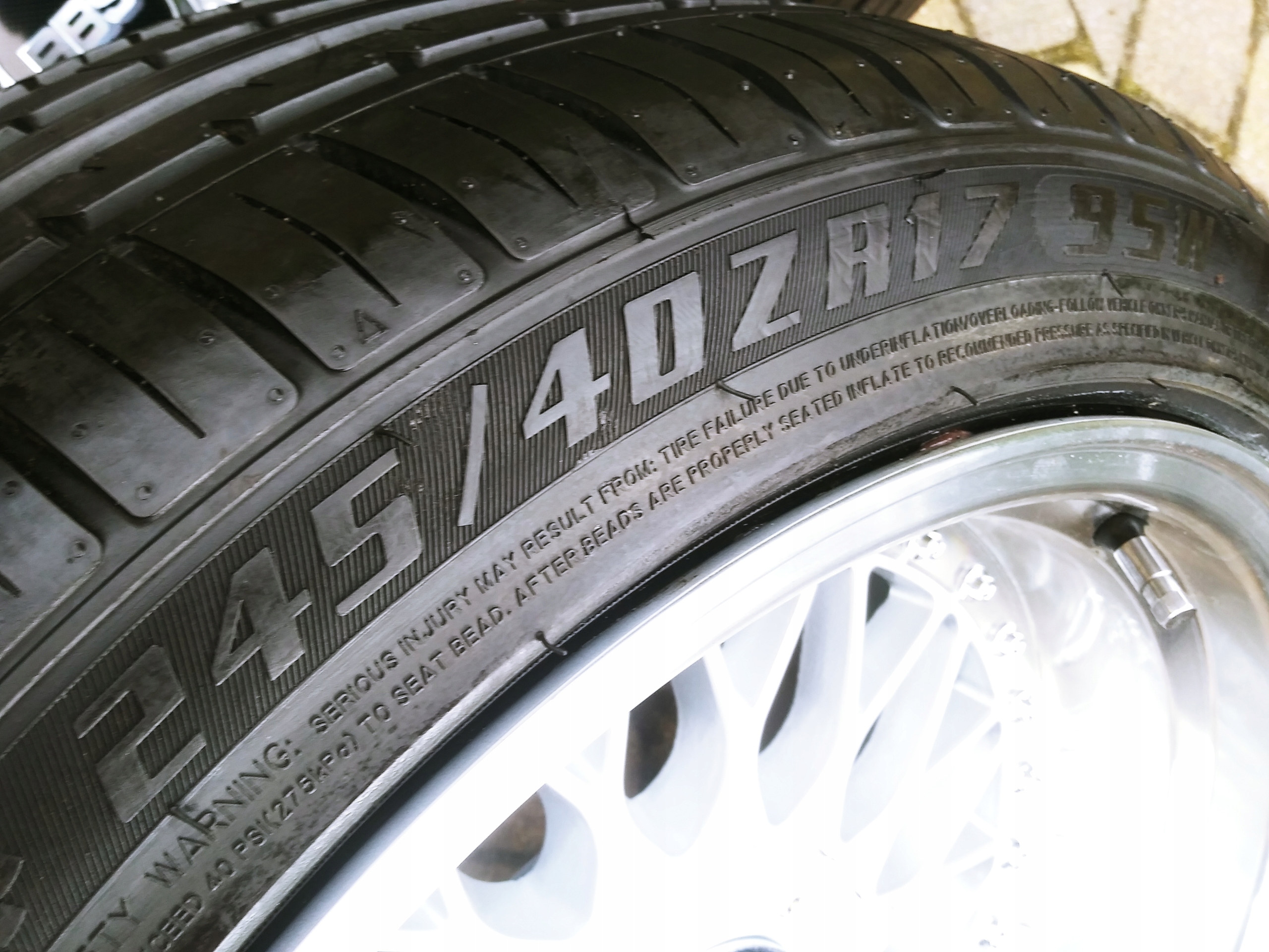 KOŁA Felgi 17 5x112 Mercees 129 140 Profil opony 45