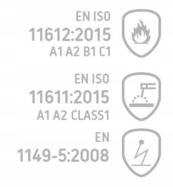 Spodnie SPAWALNICZE TRUDNOPALNE PROFFLAM MOCNE 64 EAN (GTIN) 5902772044778