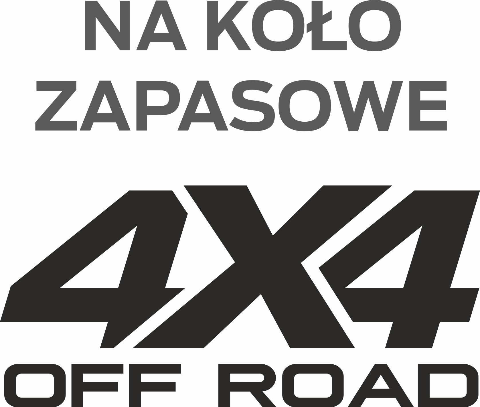

Naklejki Toyota RAV4 Suzuki na koło zapasowe 4X4
