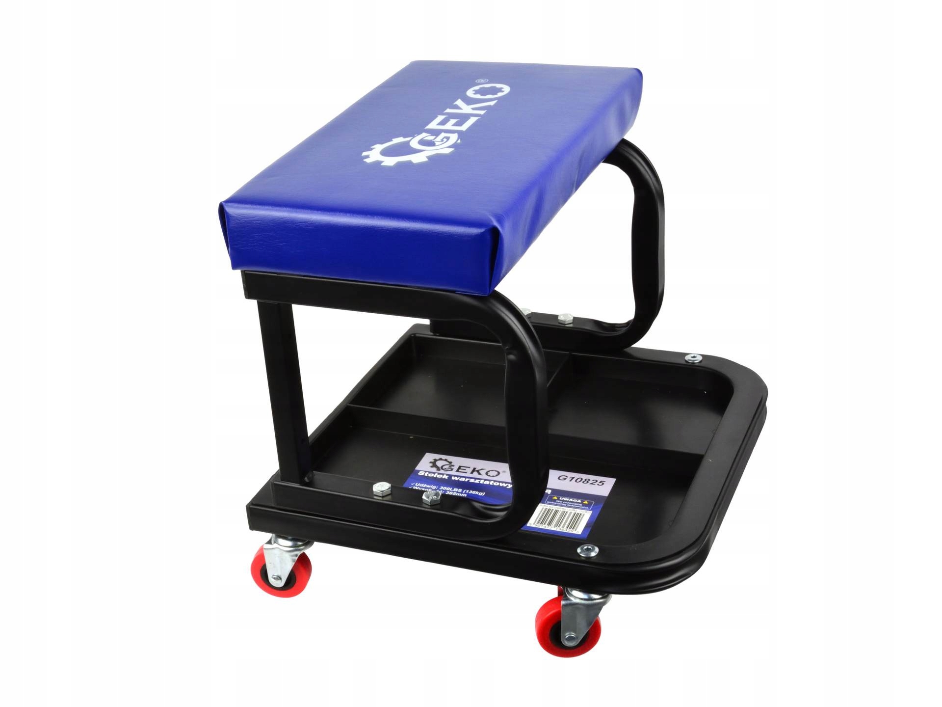 TABORET WARSZTATOWY KRZESLO SIEDZISKO Z POLKA 360 Mark Geko