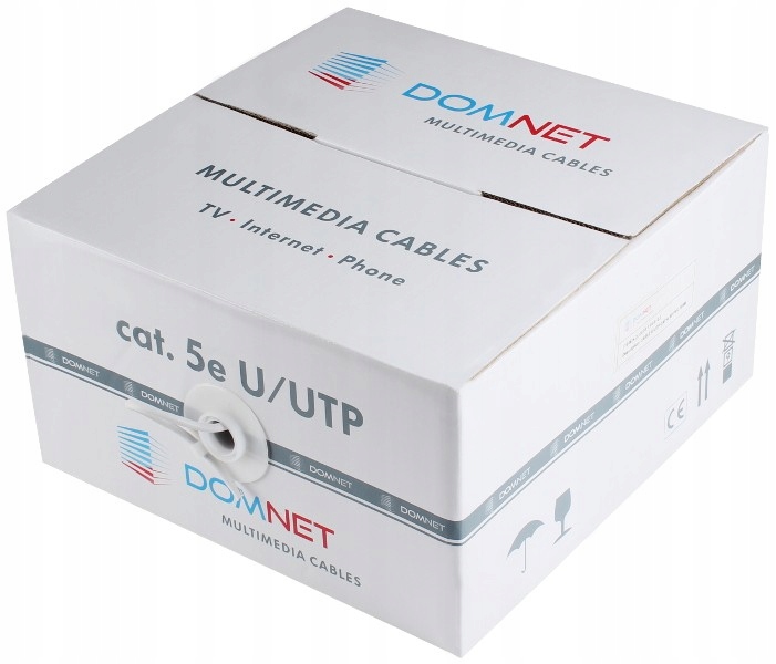 KABEL SIECIOWY UTP KAT.5E SKRĘTKA LAN DOMNET 305m EAN (GTIN) 5904169100012