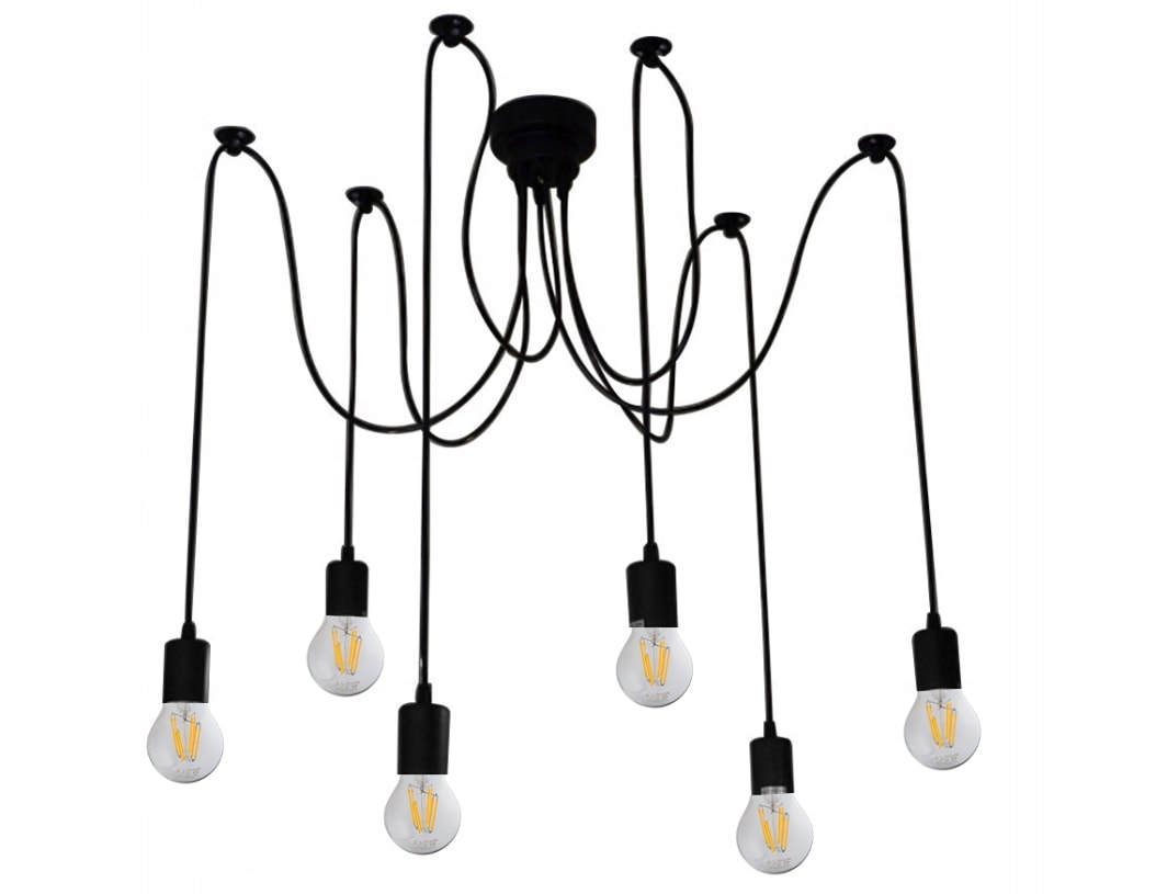 

Lampa Wisząca Retro & Loft E27 Led Pająk