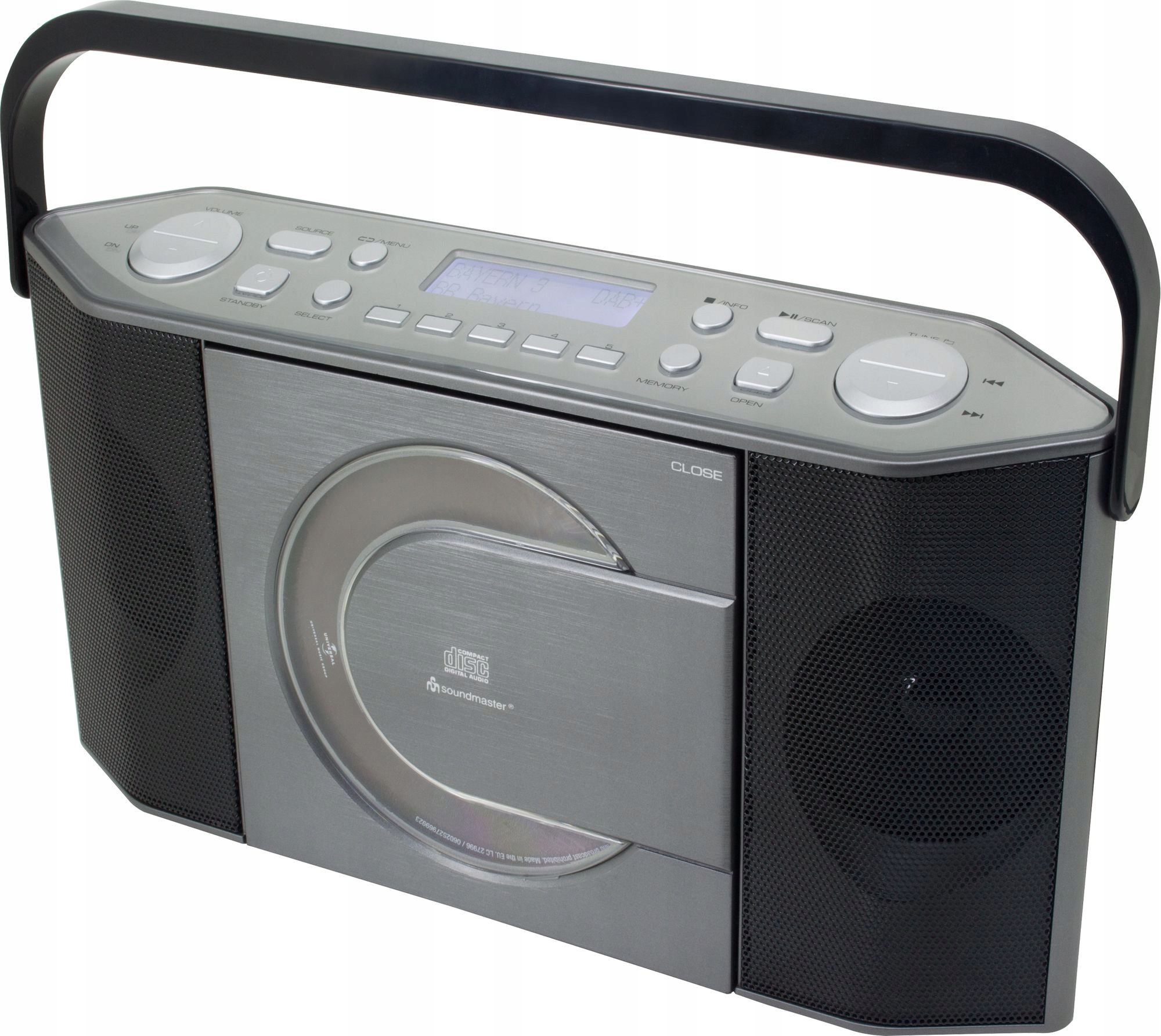 RCD1770AN radio Fm Dab+ CD/MP3 Usb zegar