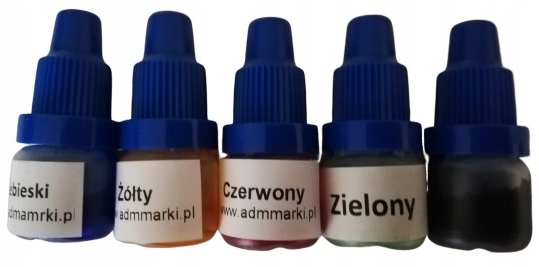 

Barwnik do żywicy epoksydowej Transparentny 5 kol.