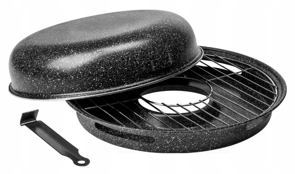 

Patelnia grillowa z rusztem Browin 32cm non-stick