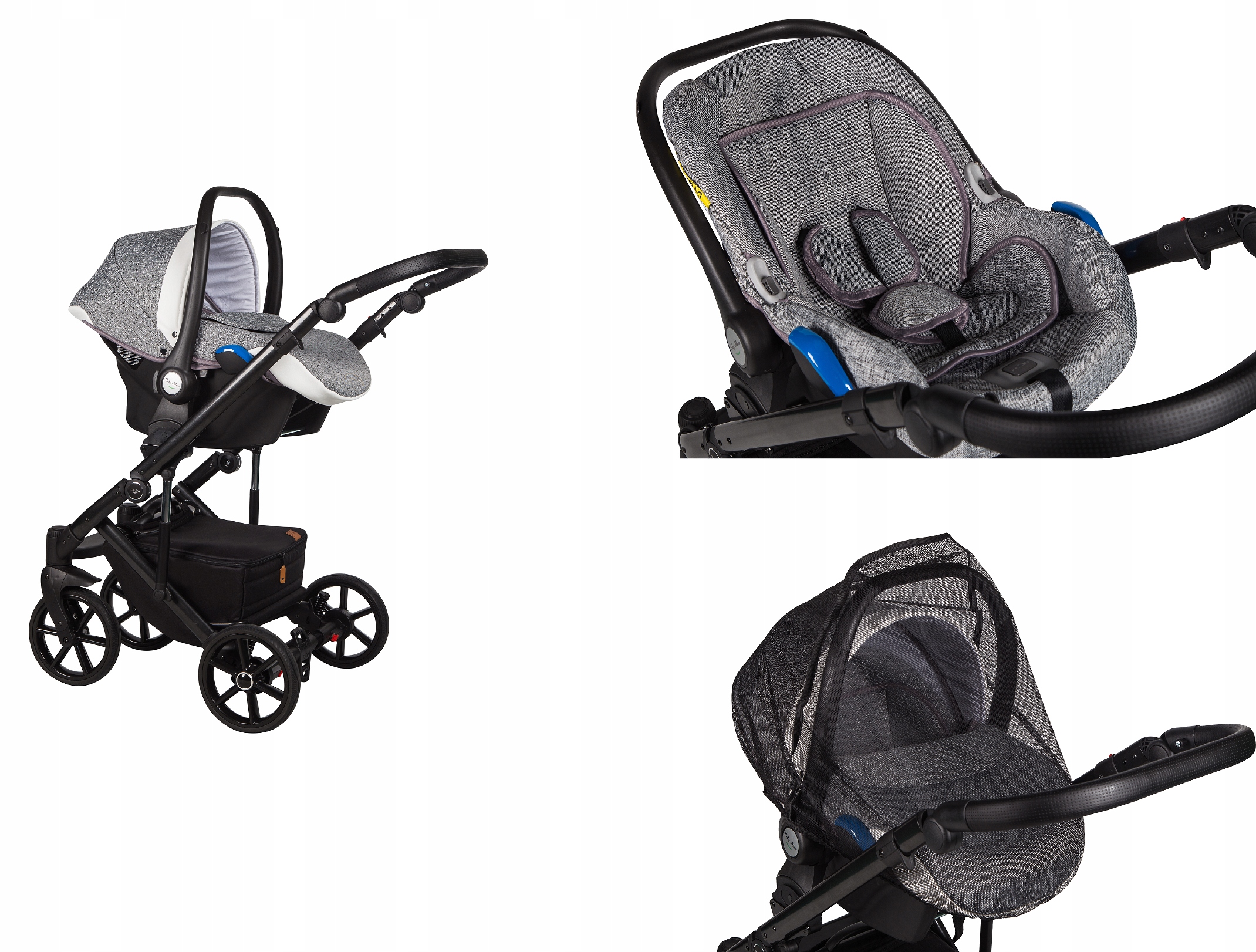 WÓZEK BABY MERC MOSCA-LIMITED EDITION 3W1 Liczba kół 4