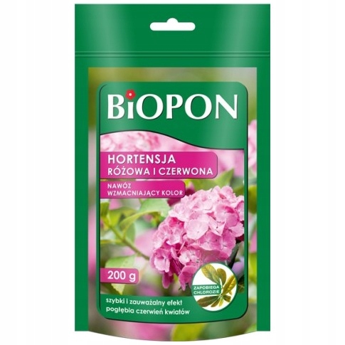

Biopon Hortensja Różowa Czerwona Nawóz 200G