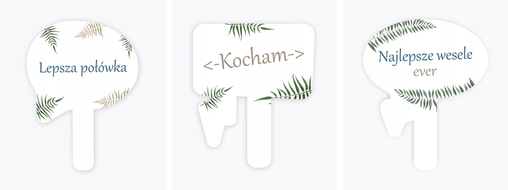 Tabliczki chmurki na ŚLUB WESELE do foto budki Kod producenta puzzle4u