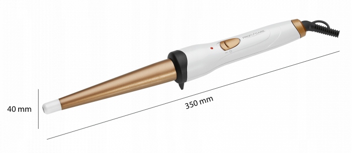 LOKÓWKA DO WŁOSÓW STOŻKOWA CERAMICZNA 13-35mm Z JONIZACJĄ TURMALINEM Kod producenta 330490