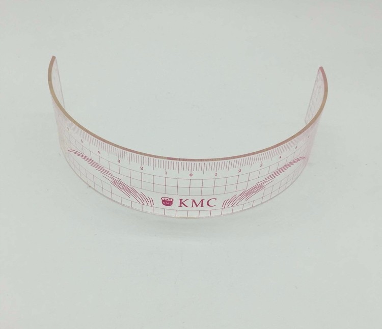 Linijka miarka brwi makijaż permanentny PLASTIKOWA