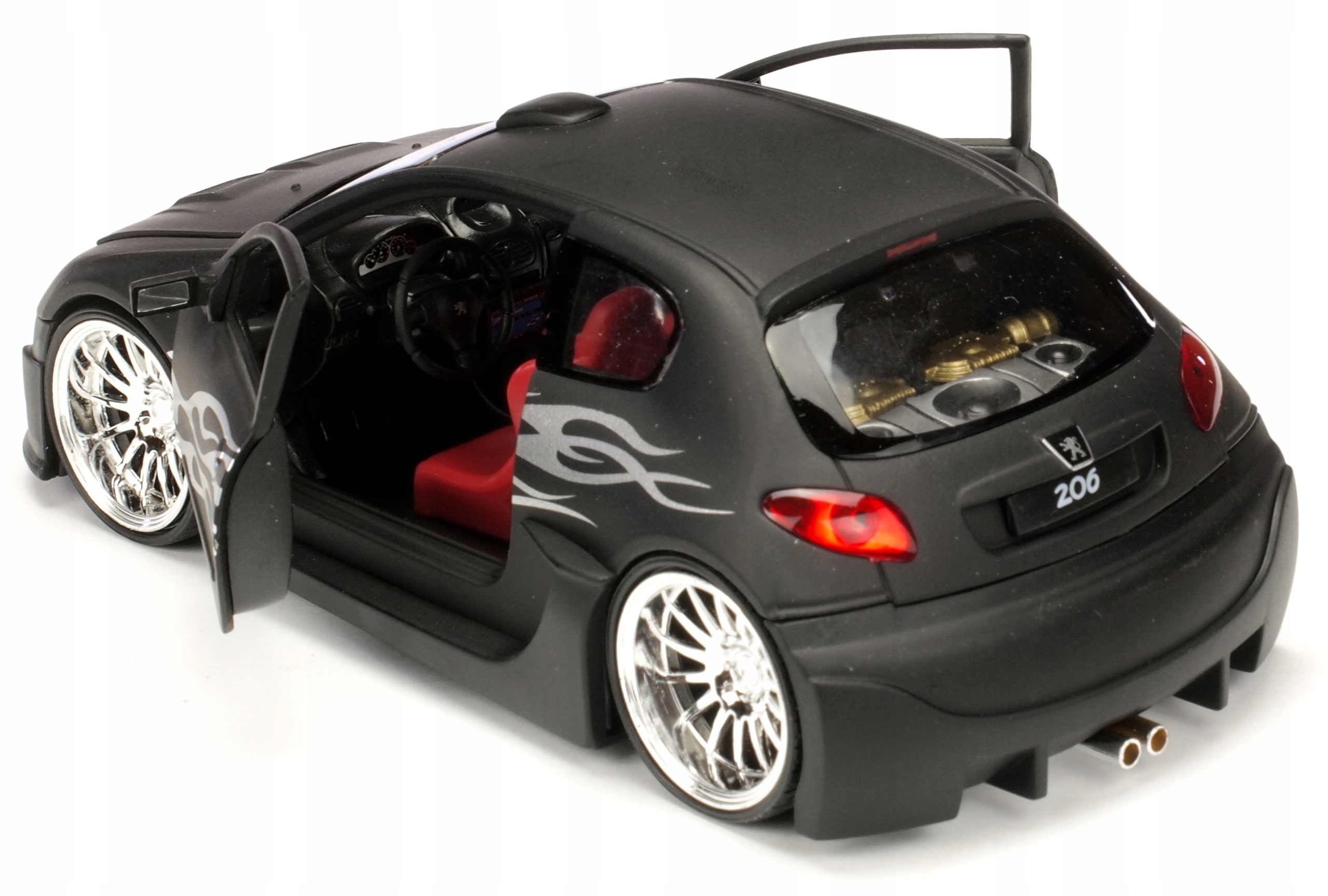 

Metalowe Auto Peugeot 206 Tuning 17,5 cm Welly
