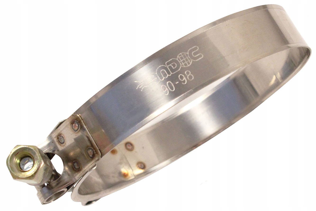 MDC T-Clamp Opaska zaciskowa intercooler 90-98mm nierdzewna obejma cybant