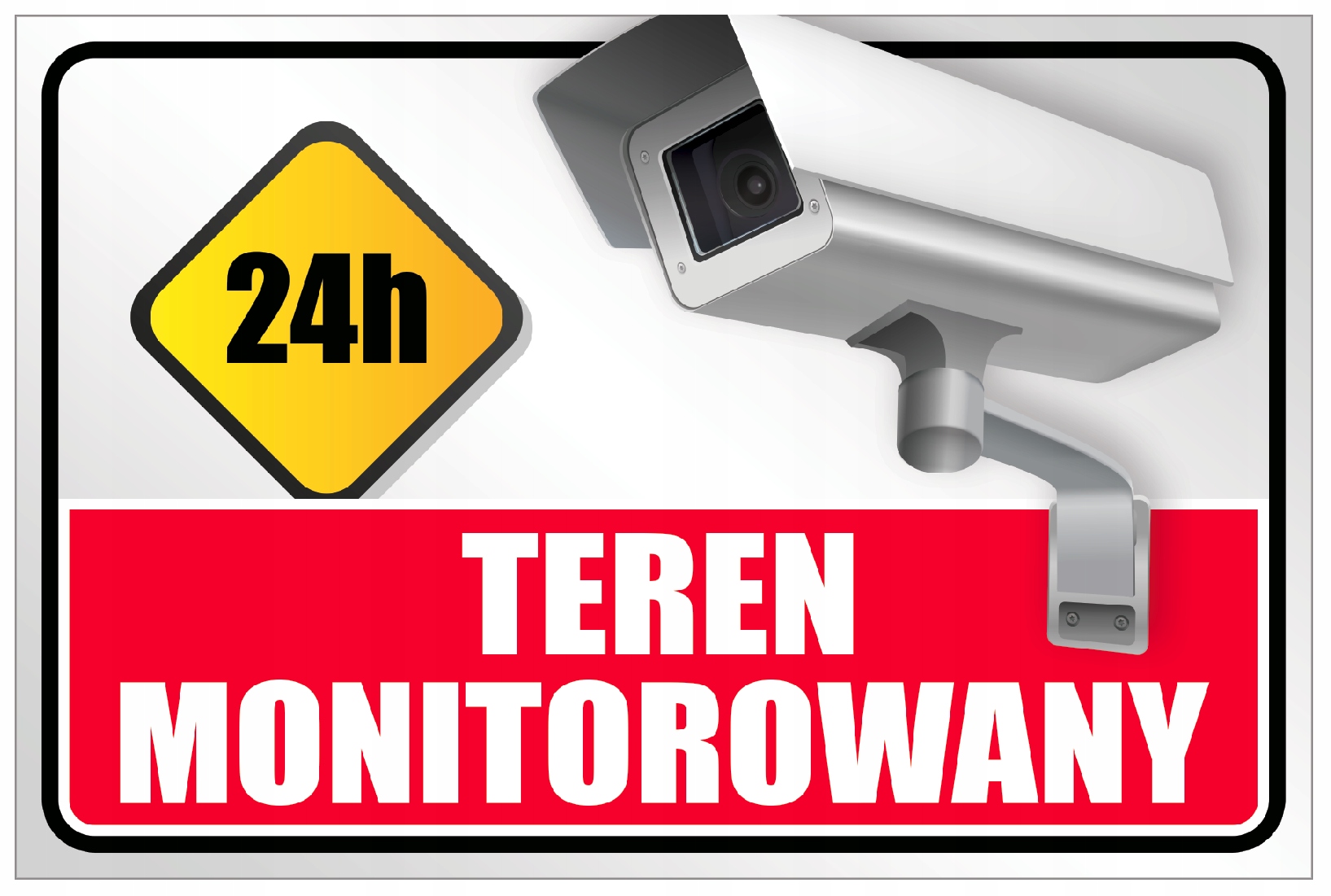 

Teren Monitorowany Tabliczka 20x30 Pcv 5mm