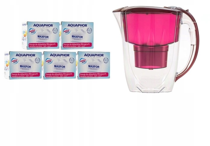 

Dzbanek Filtr Aquaphor + 5 Wkładów Maxfor
