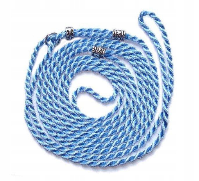 

Ringówka Wodzik Smycz Na Wystawę kolor Niebieski