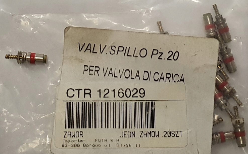 ZAWÓR KLIMATYZACJI WKŁAD