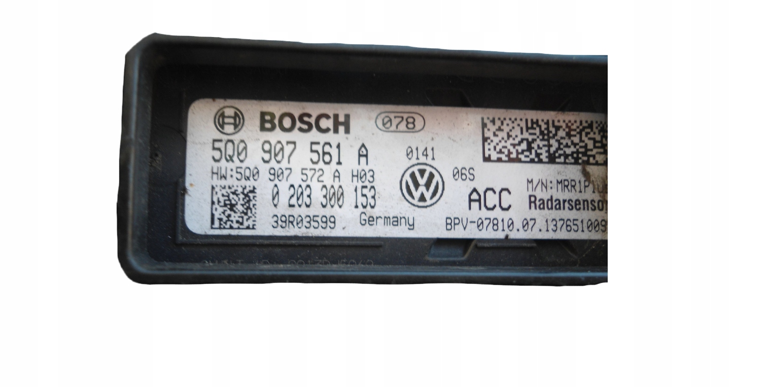 RADAR-9626 - VW Golf VII A3 Leon RADAR DISTRONIC 5Q0907561B