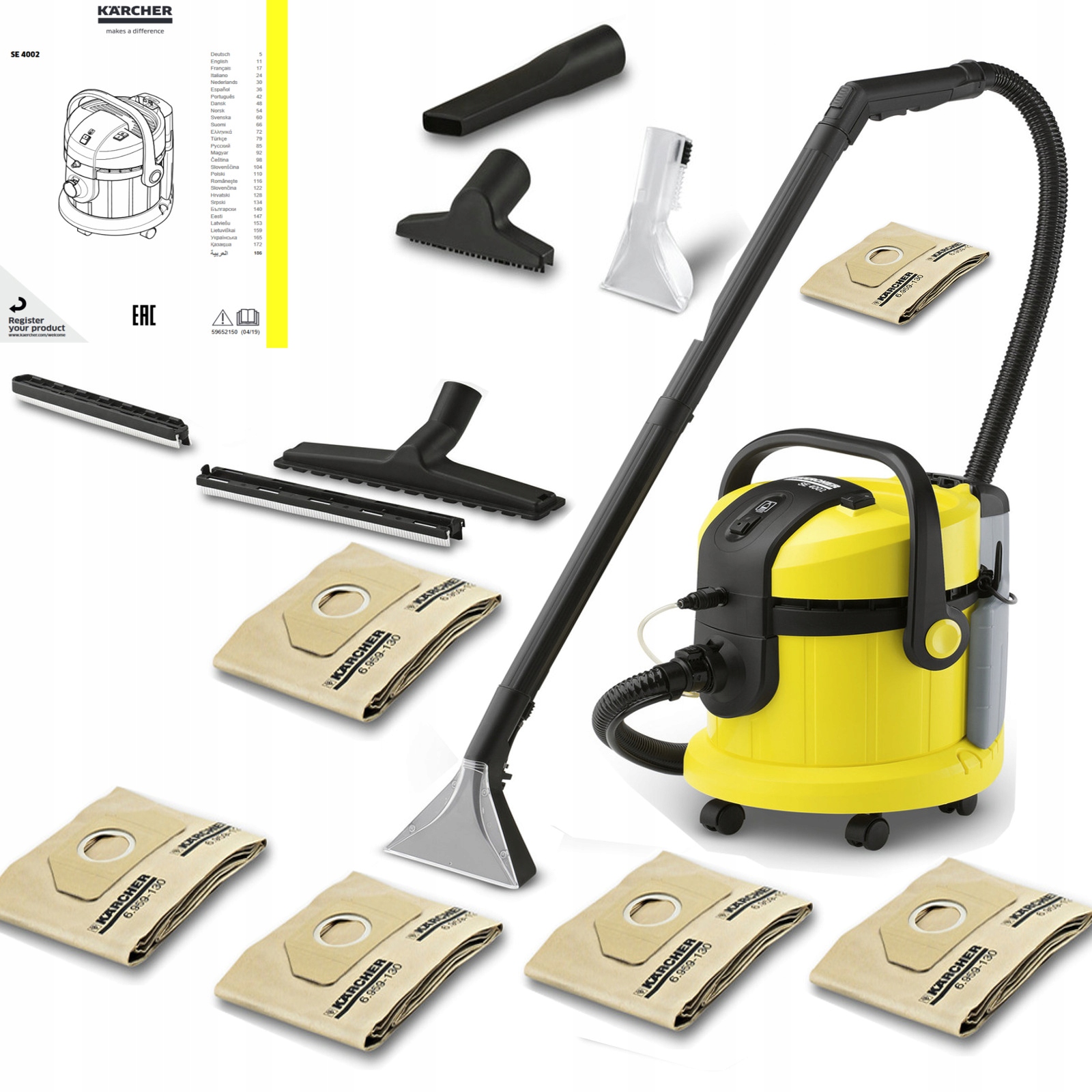 

Karcher Odkurzacz piorący Se 4002 Zestaw XL+worki
