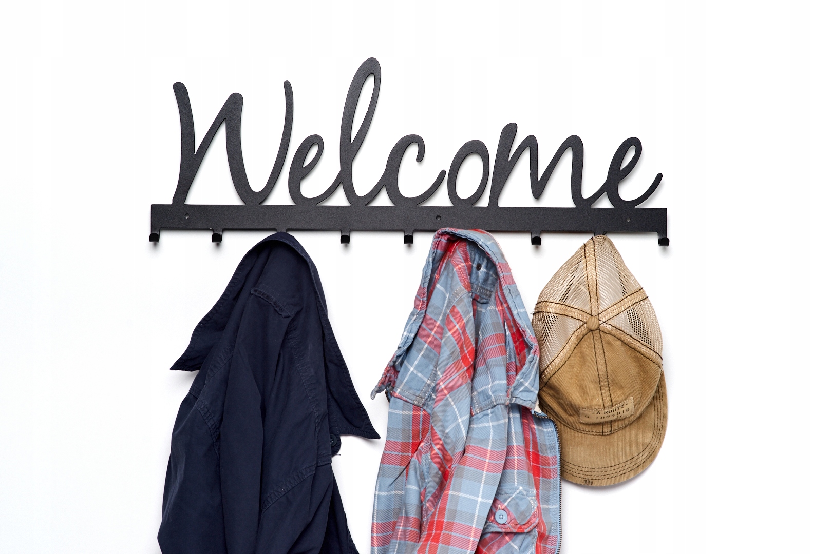 

Welcome #1 Czarny Wieszak na ubrania 60cm