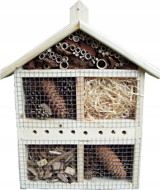 Domek dla Owadów Pożytecznych Naturalny Duży XXL