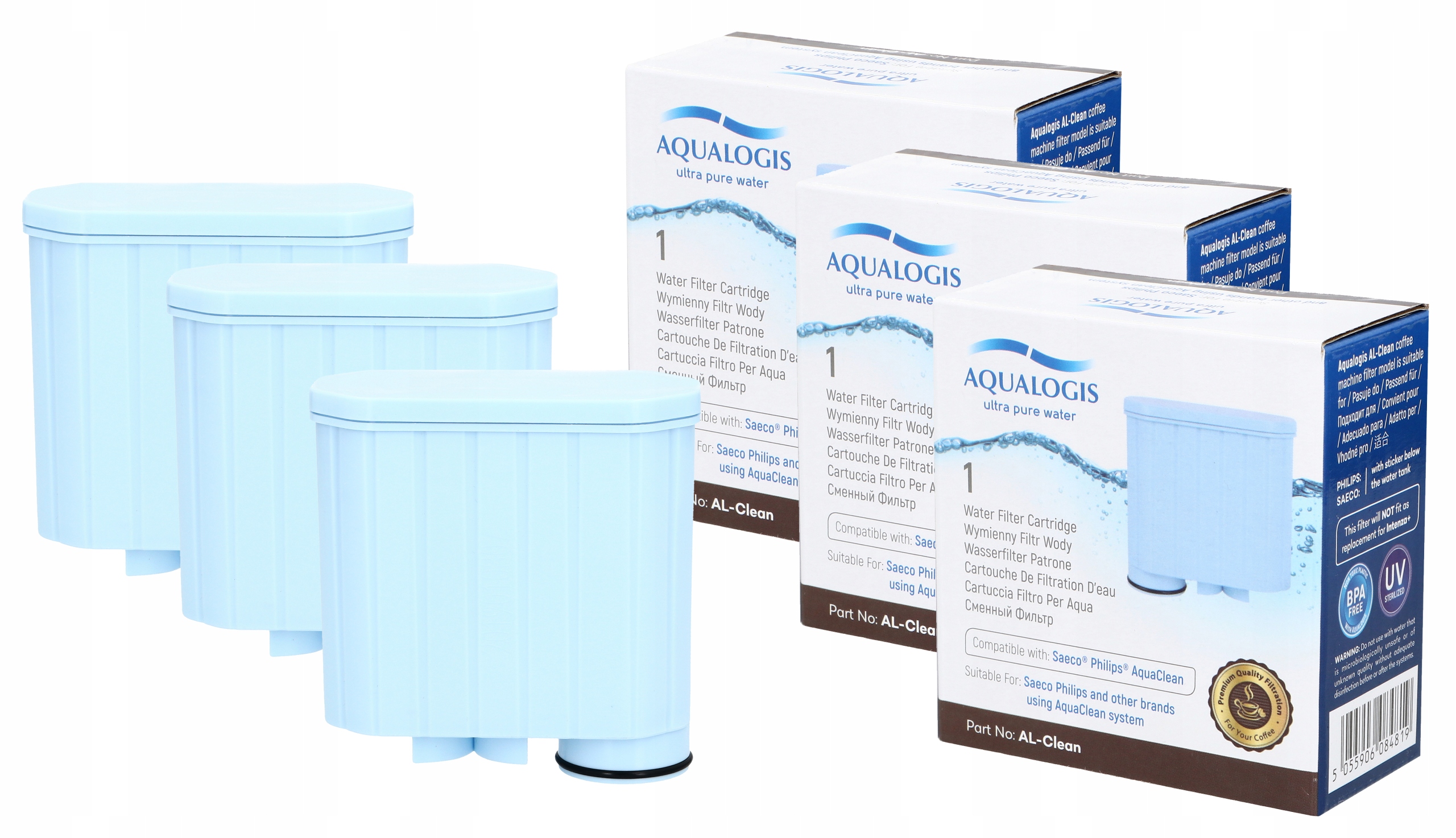 3x FILTR WODY DO EKSPRES SAECO HD8912 Incanto