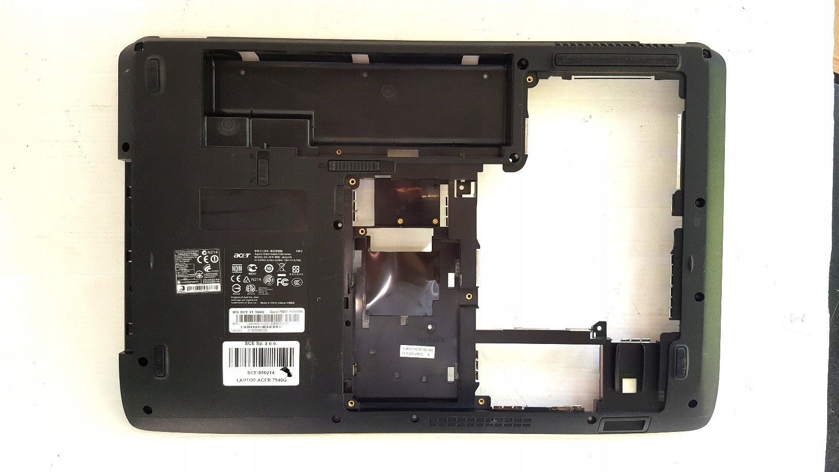 ACER 7540 7240 obudowa dolna kadłubek