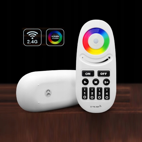 Pilot do sterowników LED RGB / RGB+W 4 strefowy Typ pilot