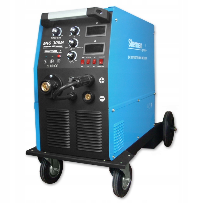 MIGOMAT 300A spawarka MIG 300 IGBT MMA zestaw MAG Model MIG 300M SHERMAN HRSX1
