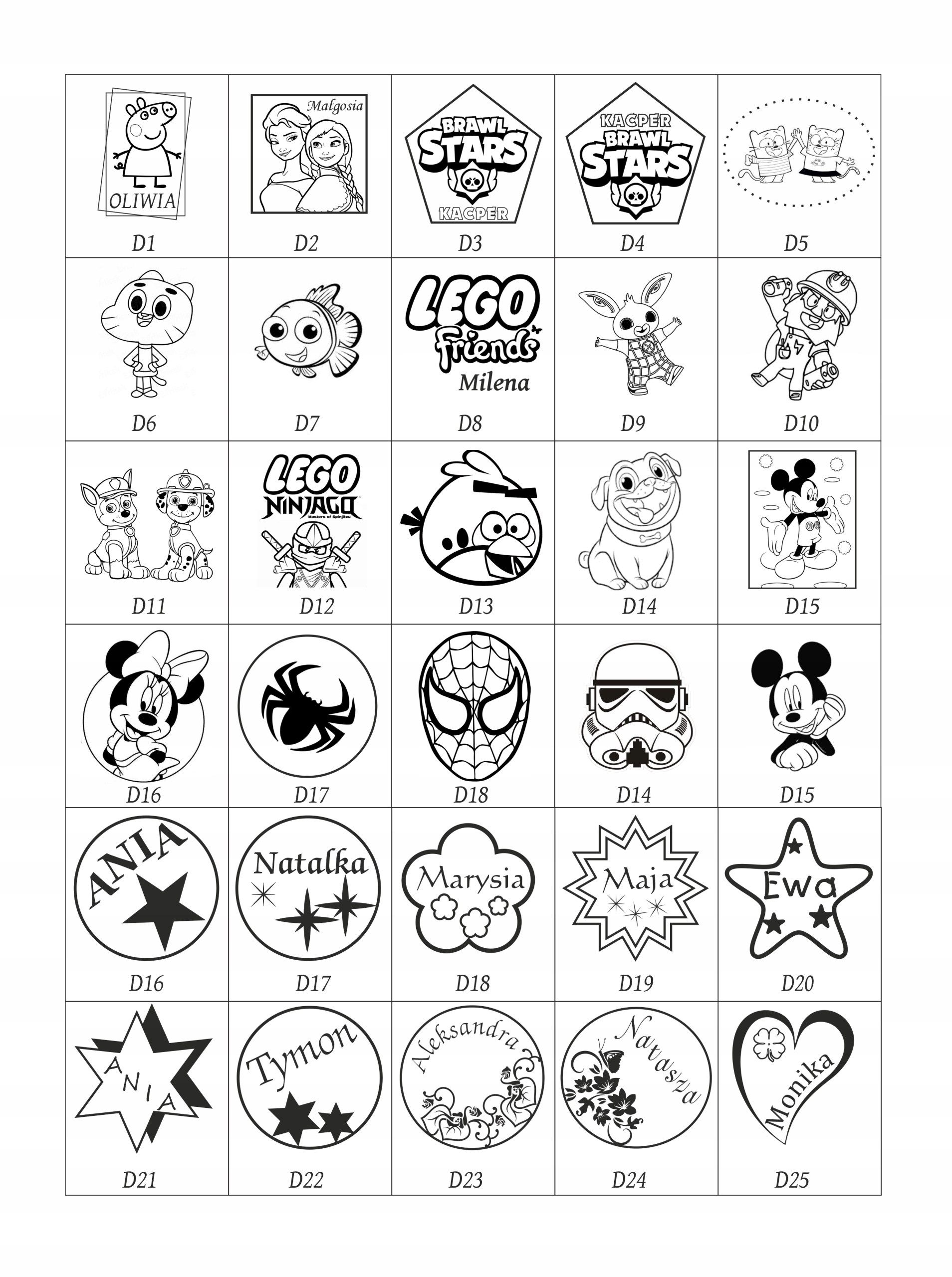 Pieczątka Stempel dla dzieci Automat PREZENT Wiek dziecka 3 lata +