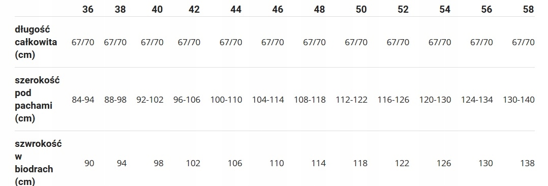 BOKSERKA KOSZULKA LUŹNA 9 KOLORÓW (36-58) 56 Rozmiar 56